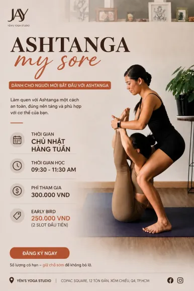 YOGA CĂN BẢN DÀNH CHO NGƯỜI MỚI